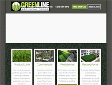 Tablet Screenshot of greenlineartificialgrass.com